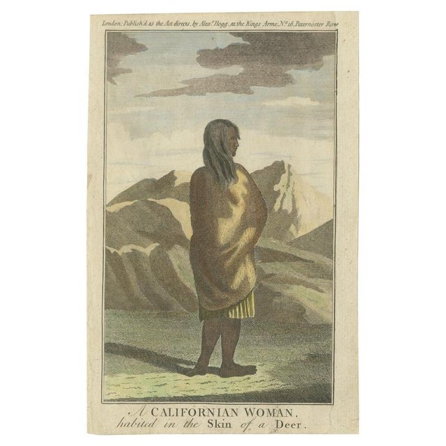 Californian Woman in Deerskin Dress, 1800s, Paper For Sale - Image 10 of 10