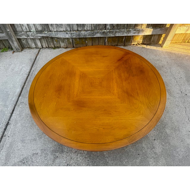 Mid-Century Modern Vintage John Van Koert for Drexel Profile Walnut Coffee Table For Sale - Image 3 of 6
