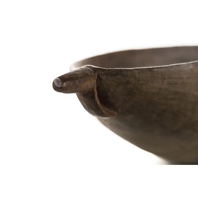 Brown 19th Century Papua New Guinea Carved Bowl For Sale - Image 8 of 9