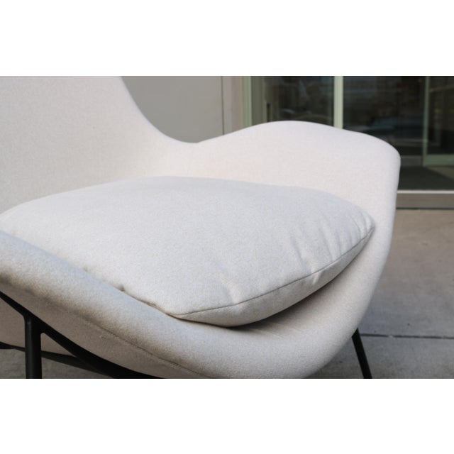 1950s Agusto Bozzi for Saporiti Modernist Lounge Chair with Ottoman For Sale - Image 13 of 18