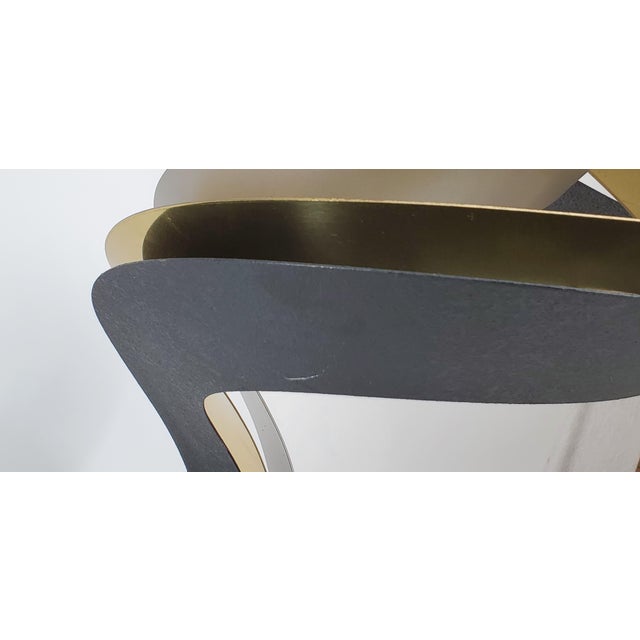 Vintage Curtis Jere Triple Spiral Ribbon Flame Metal Sculpture Signed 1996 For Sale - Image 13 of 18