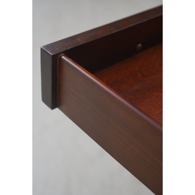 Maitland Smith Burl Wood Regency Style Game Table For Sale - Image 9 of 18