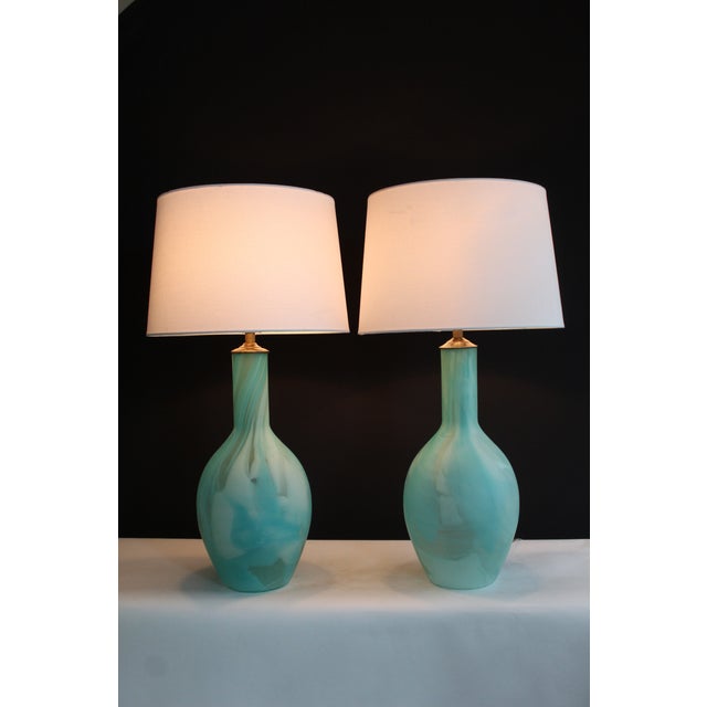 Mid-Century Modern Mid 20th Century Seguso Style Abstract Murano - a Pair For Sale - Image 3 of 10