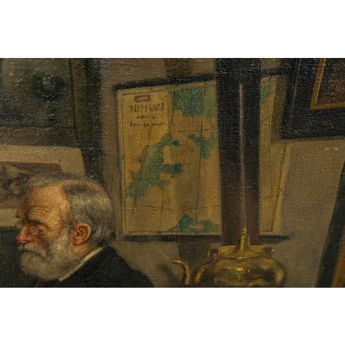 Gottfried Bachem, Collector in His Room, 1896, Oil Painting, Framed For Sale - Image 11 of 18