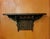 Vintage Moroccan Hand-Carved and Hand-Painted Wooden Wall Shelf For Sale - Image 4 of 12