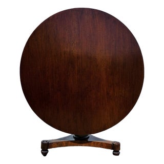 Regency Mahogany Mahogany Tilt Top Dining Table. For Sale