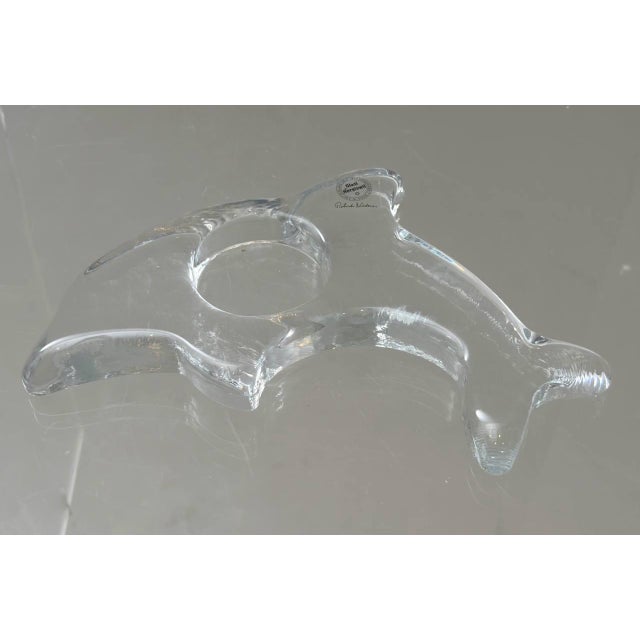 Candleholder in Glass from Glasi Hergiswil, Switzerland, 1960s-1970s For Sale - Image 9 of 12