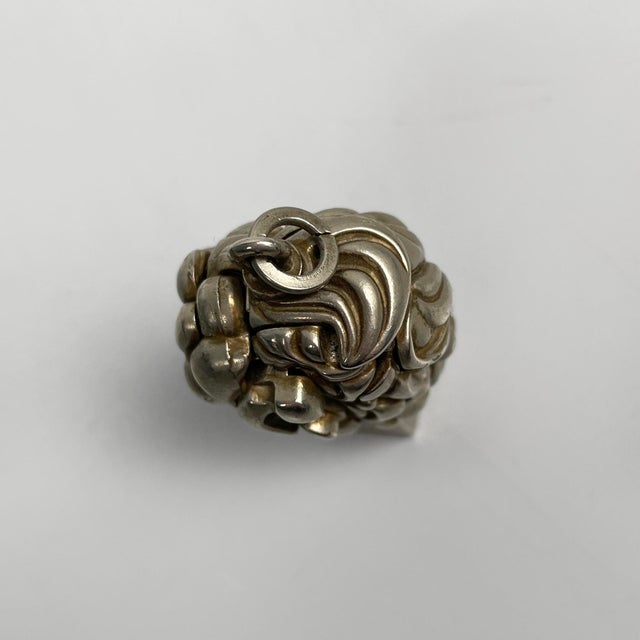 Spanish Metal Micro Portrait de Michèle Sculpture by Miguel Berrocal, 1970s For Sale - Image 6 of 9