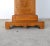 English Column Pedestal Stand in Tiger Mable Wood For Sale - Image 10 of 11
