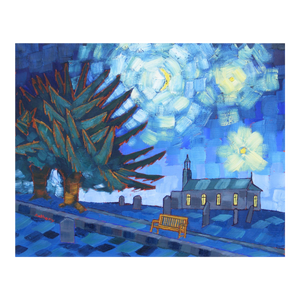 Anthony D Padgett, Starry Night after Vincent Van Gogh Saint Remy 1889 by Emerging British Artist, 2017