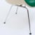 1960s Mid-Century Modern Green Leather Dax Chair by Charles & Ray Eames for Herman Miller, 1960s For Sale - Image 5 of 8