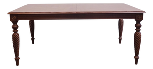 Broyhill Furniture British Empire Collection Bookmatched Cherry 71" Dining Table 682-7325-42