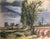 Hauck Karl, Farmhouse with Sandstone Bridge and Power Pole, 1950s, Oil on Canvas For Sale - Image 3 of 9