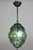 Art Deco 1970s Wonderful Green Colour Venetian Lantern, Attributed to Seguso Murano Glass For Sale - Image 3 of 16