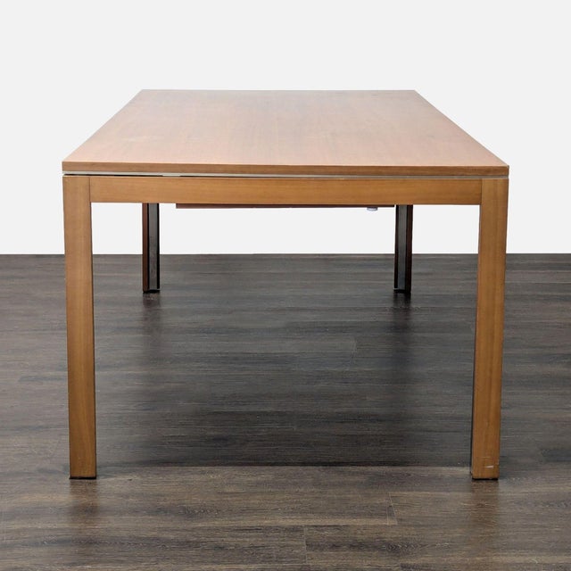 Calligaris Dining Set With Extendable Table and 8 Red Chairs For Sale In San Francisco - Image 6 of 15