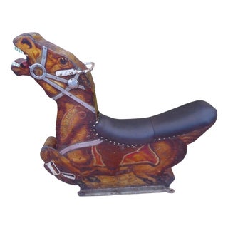 Antique Fairground Carnival Carousel Horse from Orton & Spooner, 1910 For Sale