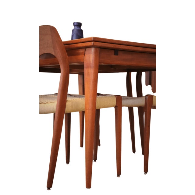 Wood Dining Table in Teak by Niels Otto Møller for J.L. Møllers, 1960s For Sale - Image 7 of 18
