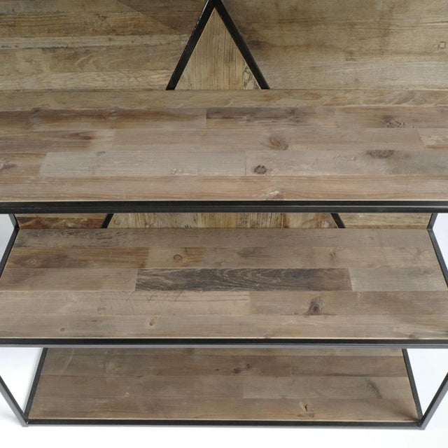 2020s Barn Wood X Shelf For Sale - Image 5 of 6
