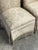 Textile Late 20th Century Upholstered Skirted Parsons Chairs - A Pair For Sale - Image 7 of 10