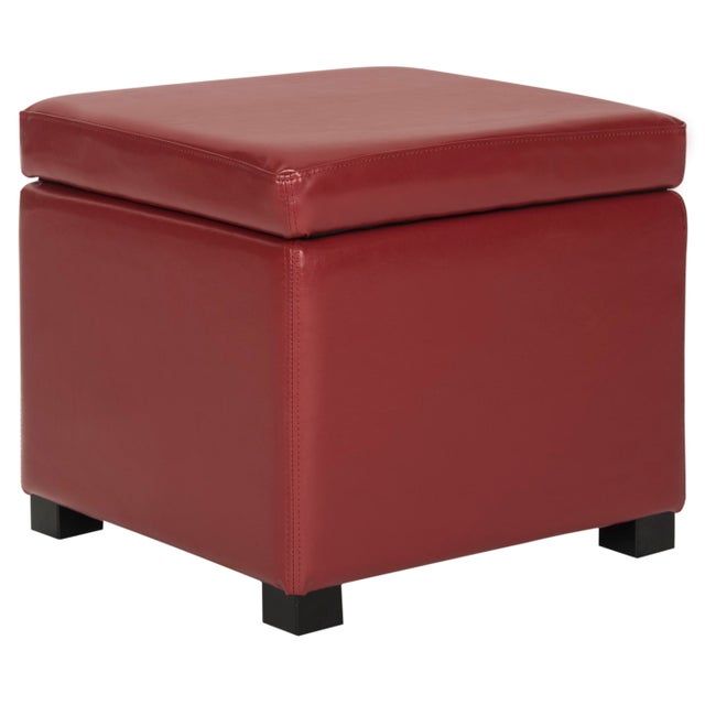 You'll flip. The soft modern style of the Flip Top ottoman brings form and function to any room with it's hinged top for...
