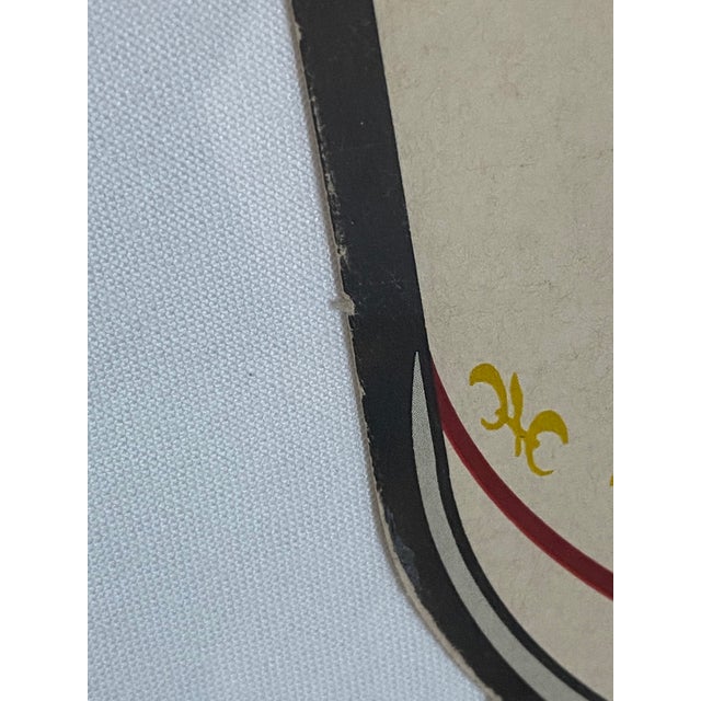 Andy Warhol Re-Framed Andy Warhol Soup Can Lithograph on Linen in Round Oiled Wood Frame For Sale - Image 4 of 16