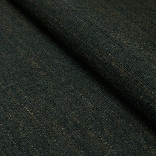 Schumacher Atlas Wool Texture in Charcoal For Sale