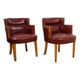 Art Deco Chairs by Harry & Lou Epstein, 1930s, Set of 2 For Sale