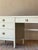 Vintage Simmons Metal Desk With Original Square Pulls, C 1940s For Sale In Greensboro - Image 6 of 15