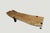 Andrianna Shamaris Teak Wood and Steel Chaise For Sale - Image 4 of 5