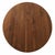 Contemporary Vintage Solid Maple Round Pedestal Breakfast Table in Old Chapel Smoked Walnut & Obsidian Blue For Sale - Image 3 of 4