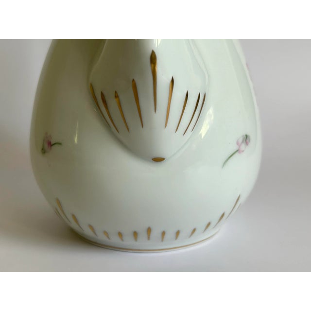 Bing & Grondahl 1980s B & G Bing & Grondahl Kjobenhavn Porcelain Coffee Pot, Made in Denmark For Sale - Image 4 of 12