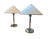 Koch & Lowy Vintage Mid Century Modern Original Koch & Lowy Dimmable Chrome Table Lamps With Original Shades - a Pair For Sale - Image 4 of 14