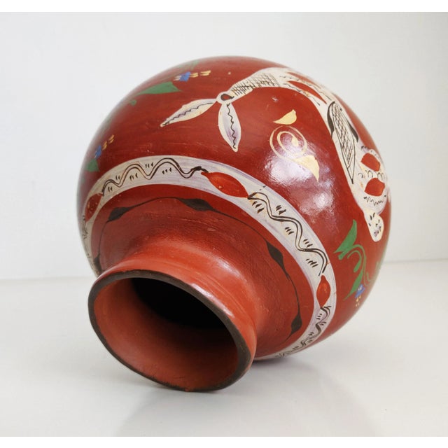1960s Vintage Mexican Folk Art Rabbit Jar For Sale - Image 5 of 8
