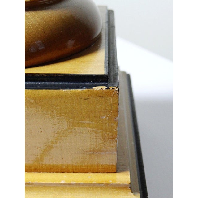 Large Verdennes Lamp in Turned Wood from Le Dauphin, 1970s For Sale - Image 14 of 16