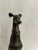 Vintage Bronze Finished Brass Seated Greyhound or Whippet 10.5” Statue For Sale - Image 9 of 11