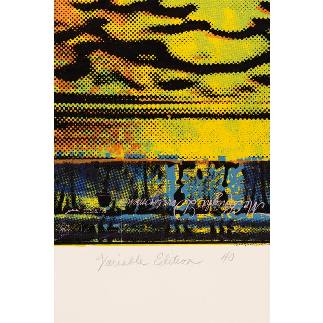 Judith Lipnik Perlow Column Series (Large Ii) 2003 Signed Serigraph on Paper For Sale - Image 4 of 6