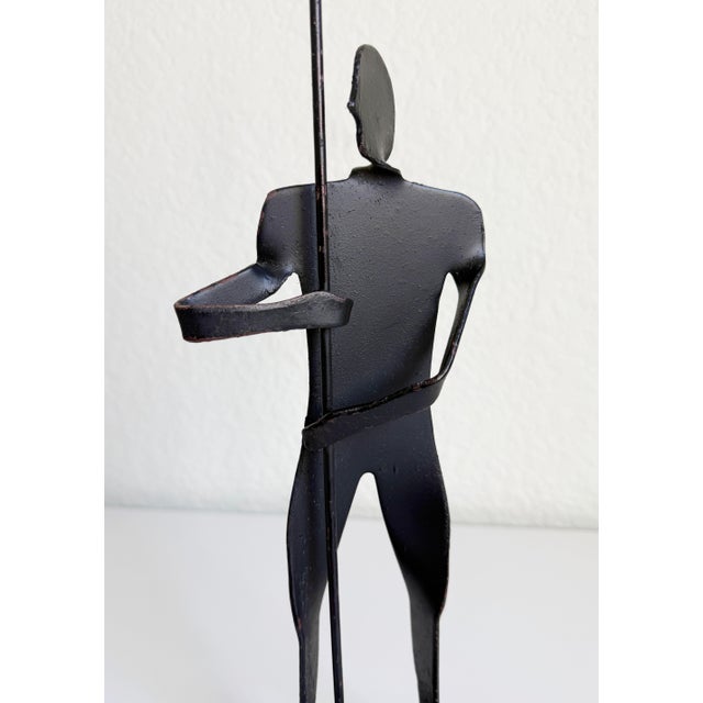 Mid 20th Century Brutalist Figurative Candle Holder, 1970s For Sale - Image 5 of 8