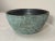Stone Share Vintage 1987 Green Cristina Salusti Volcanic Stone Style Brutalist Pottery Bowl For Sale - Image 7 of 12
