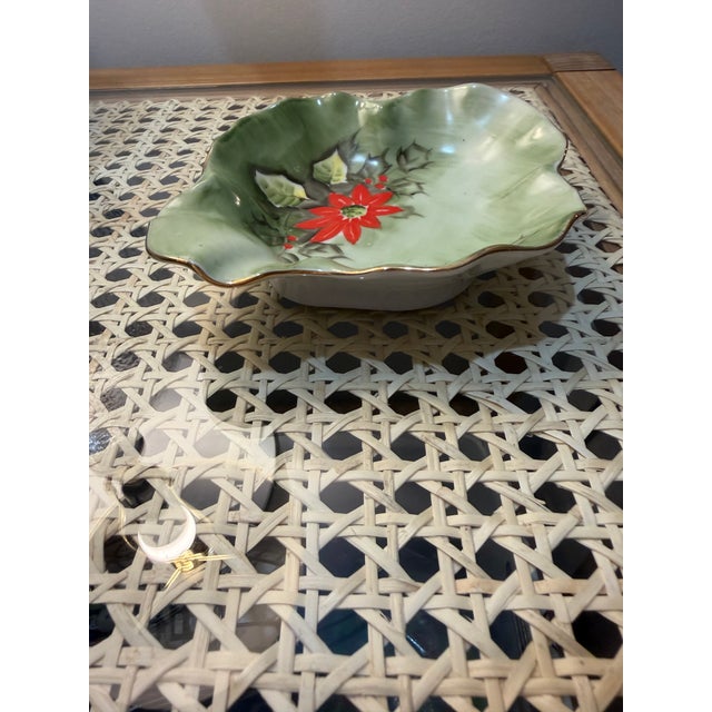 Traditional Mid 20th Century Lefton Hand-Painted Candy Dish For Sale - Image 3 of 3