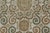 Textile Rug & Kilim’s European Style Rug in Cream-White With Medallions in Green & Beige For Sale - Image 7 of 9
