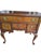 Hekman Furniture Vintage Hekman Queen Anne Walnut Burl Lowboy Dresser Chest Console Entry Table For Sale - Image 4 of 17