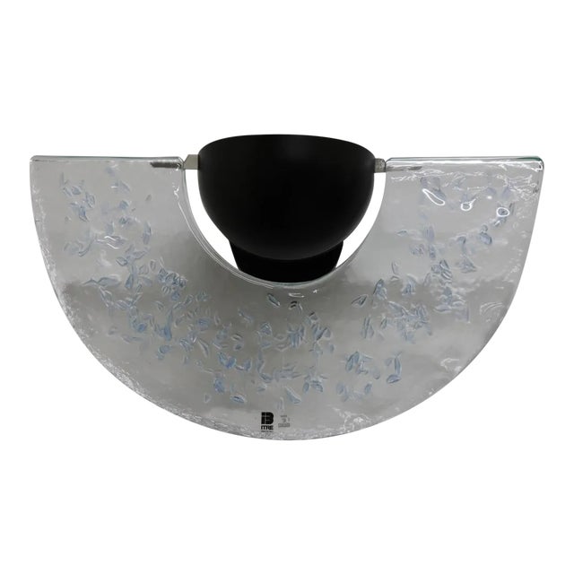 Mauro Marzollo Murano Hand Cast Glass Wall Lamp For Sale