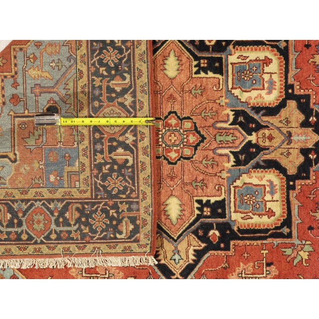 Traditional Pasargad DC Fine Hand Knotted Persian Serapi Design Rug For Sale - Image 3 of 3