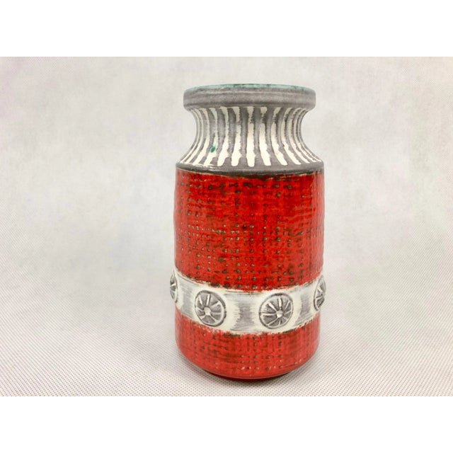 Mid-Century Modern Mid-Century Ceramic Vase No 88-17 from Bay Keramik, 1970s For Sale - Image 3 of 8