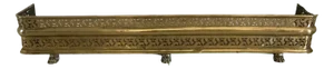 Antique Regency Brass Fender