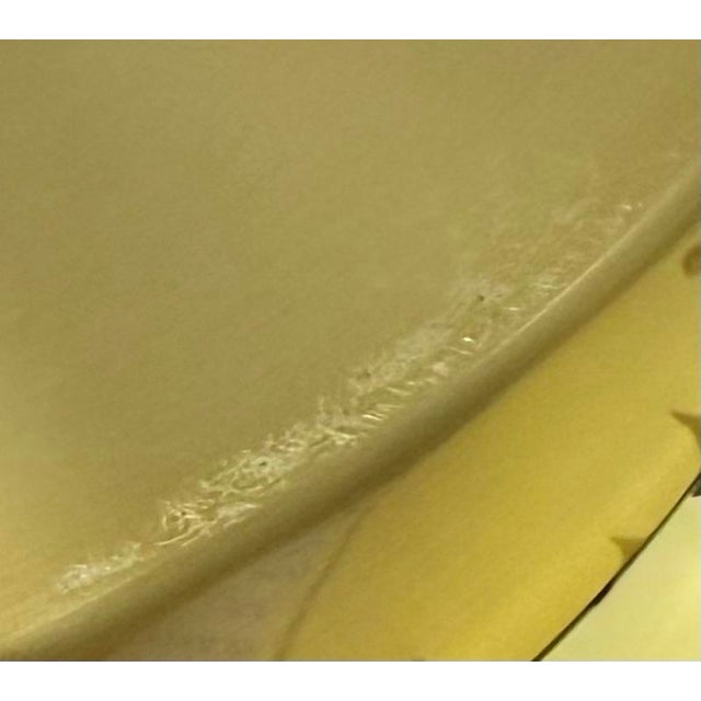 Ralph Lauren Adjustable Pharmacy Floor Lamp in Satin Gold Brass W/ Metal Shade For Sale In Chicago - Image 6 of 6