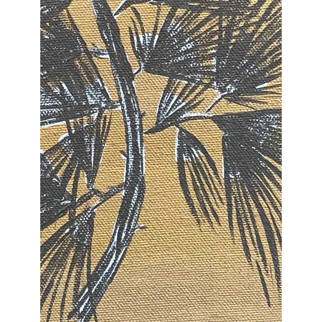 1970s Branch Botanical Painting Wall Art on Canvas. For Sale - Image 10 of 10