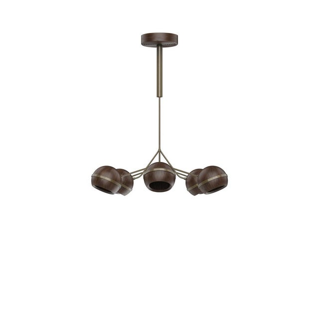 Wood Fleming Suspension Lamp by Wood Tailors Club For Sale - Image 7 of 15