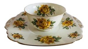 AdderleyEnglish China Plate and Bowl