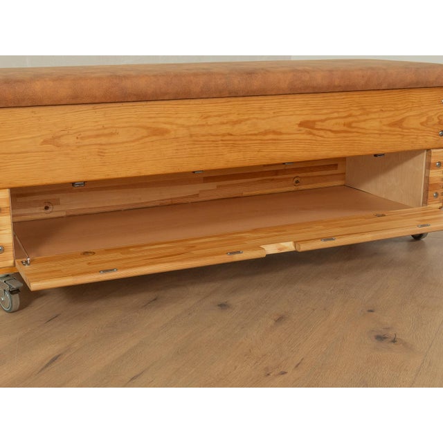 Brown Mid-Century Modern Wooden Chest, 1960s For Sale - Image 8 of 10